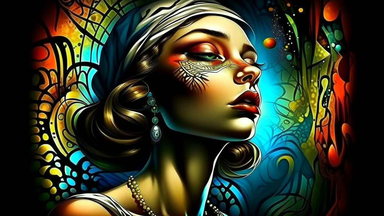 Graffiti Art. Wallpaper.