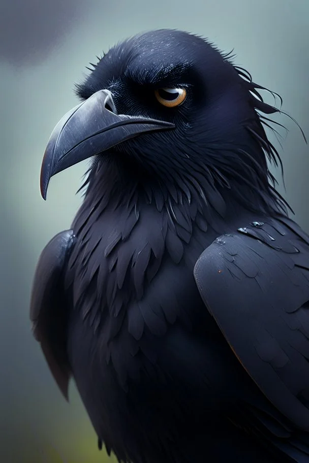 grumpy raven