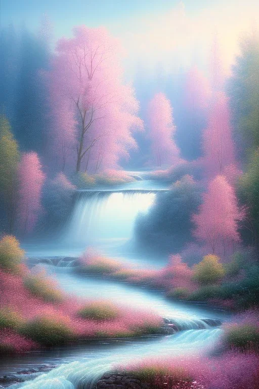 Pink river