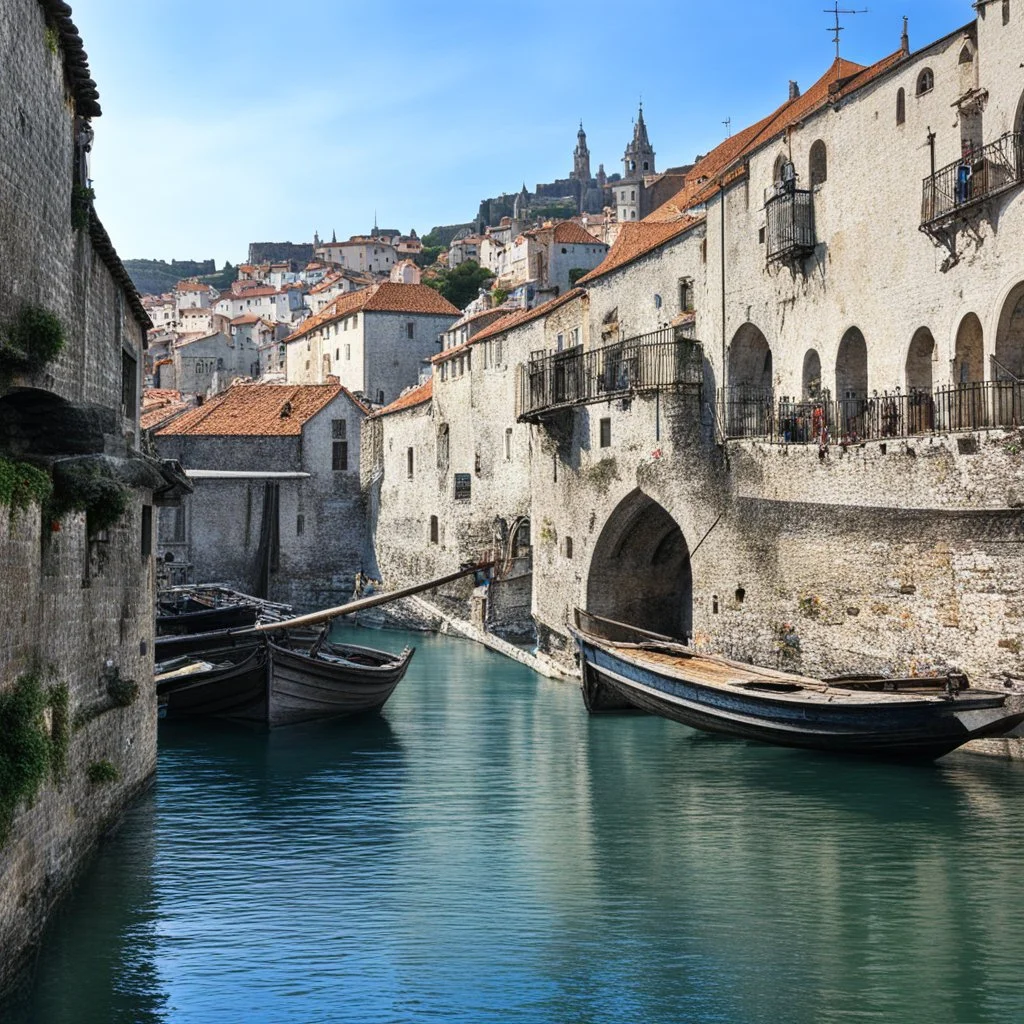 Within the medieval port