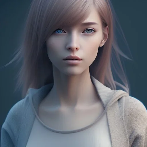 female student studying by the window, anime style,perfect face, cool face, ultra detail, unreal engine 5, cinema4d, sun light, studio lighting --ar 1:1 --v 4