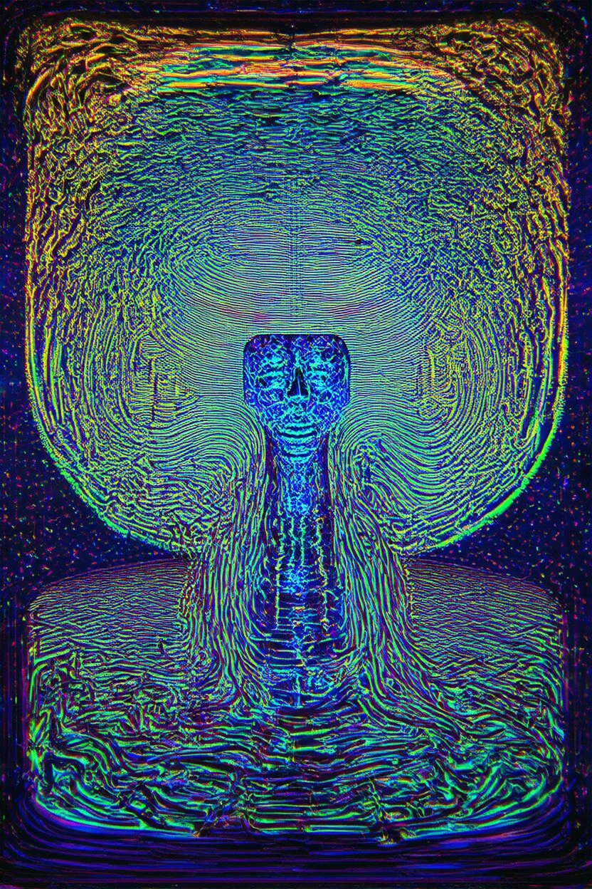 your mind is a conduit; neo-surrealistic optical art