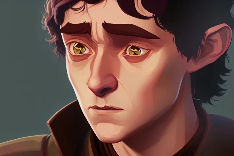 Portrait of Frodo by Jake Bartok