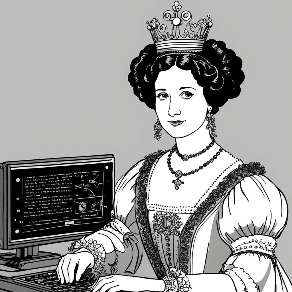 Ada Lovelace as the queen of mechanical computer programming