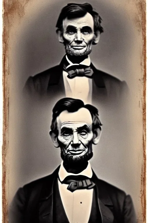 Abraham Lincoln face-to-face with a vampire vintage photography, beautiful, Tumblr aesthetic, retro vintage style, HD photography, hyperrealism