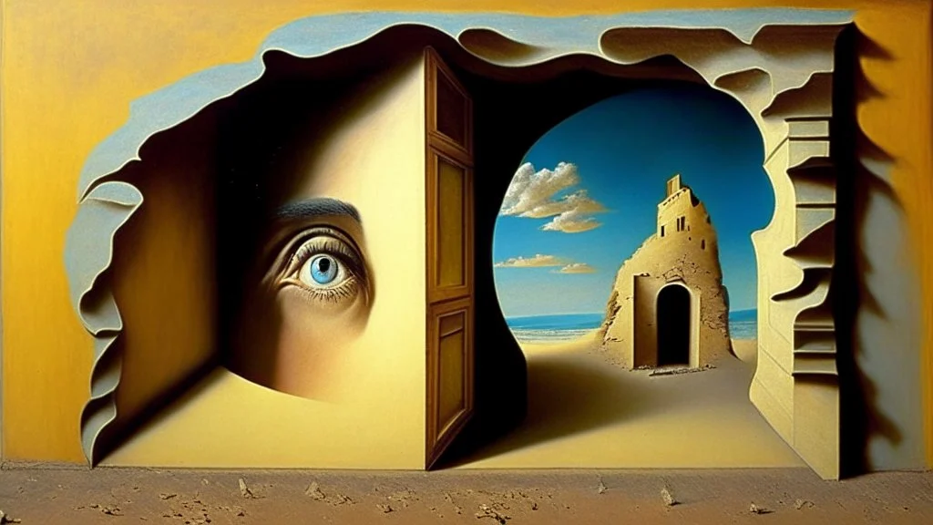 trompe l'oeil dali