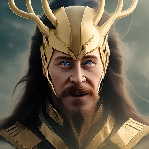 anime loki norse mythology face 8k quality