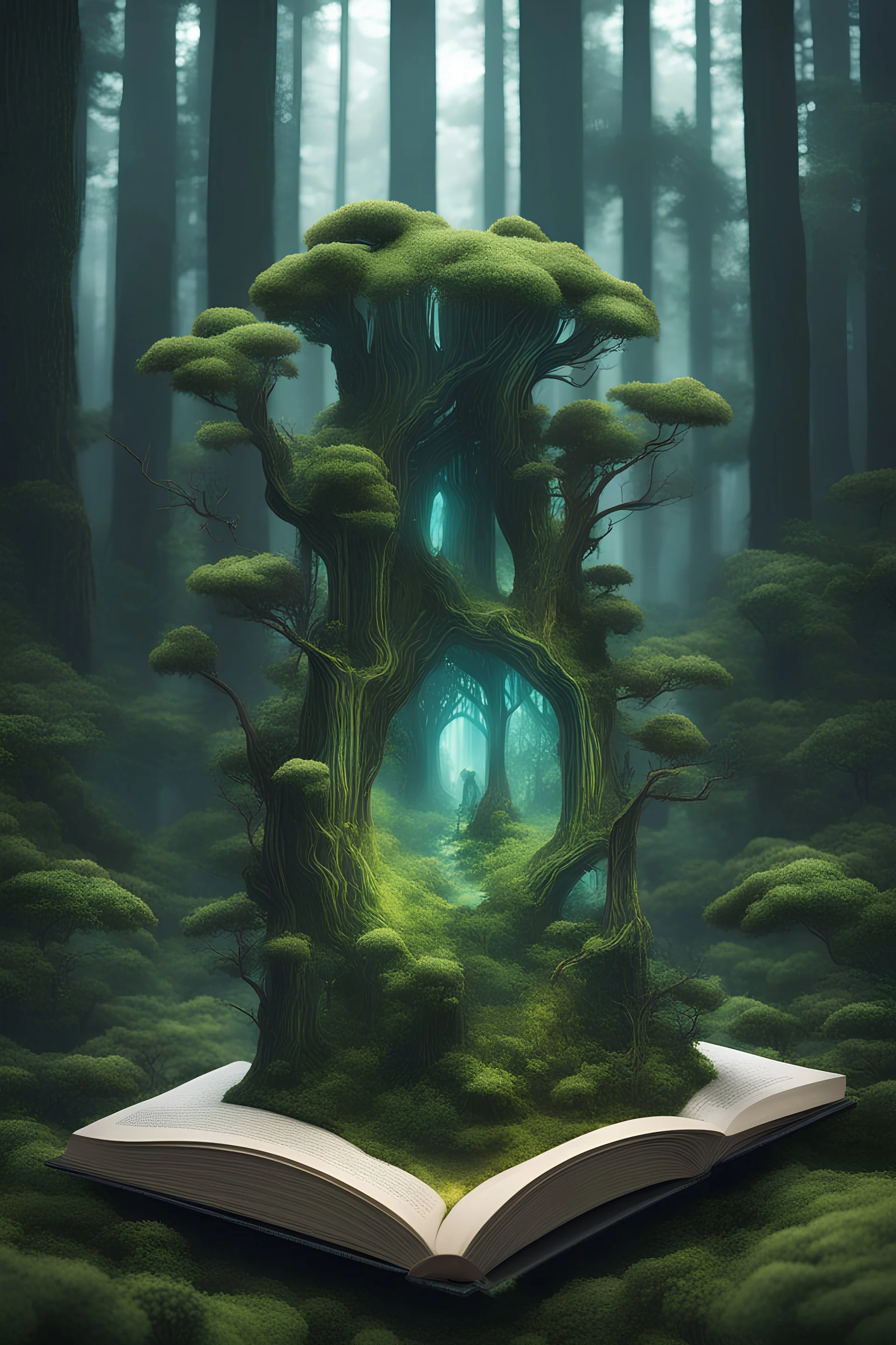 futuristic forest book