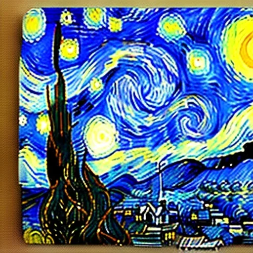 van gogh starry night tablosu