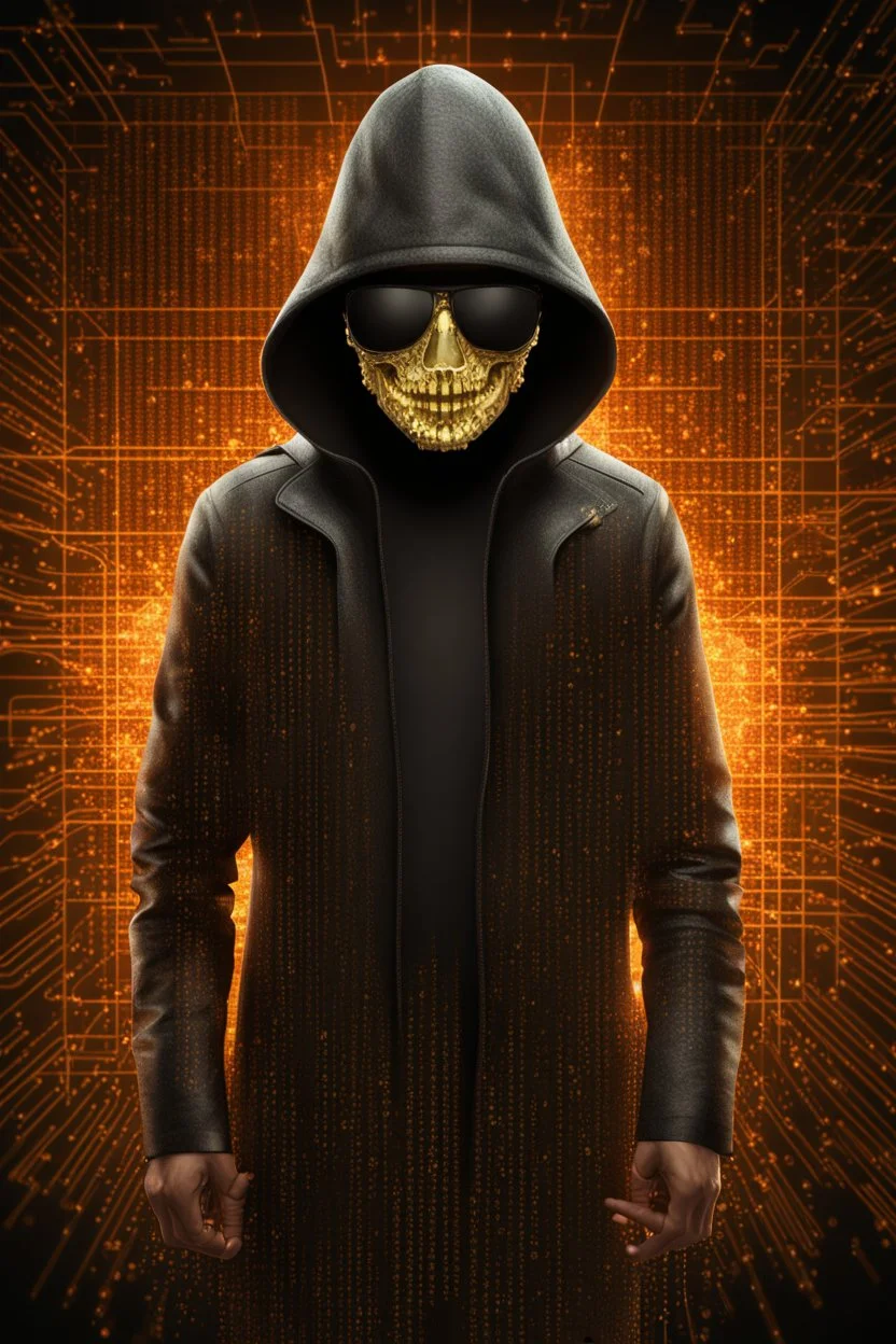 Bitcoin hacker matrix, photorealistic, soft colors,