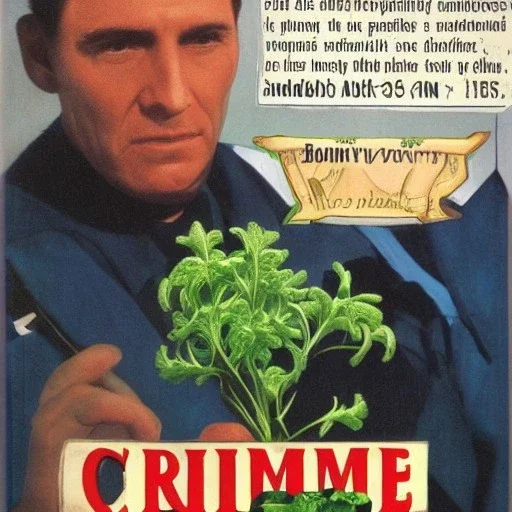 Crime pays but botany doesn’t advert