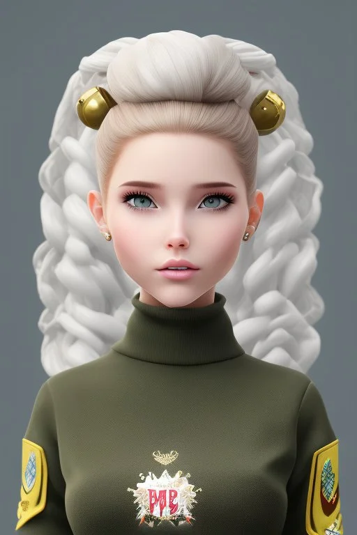 Belle Delphine, military bun hairstyle, mtp camouflage