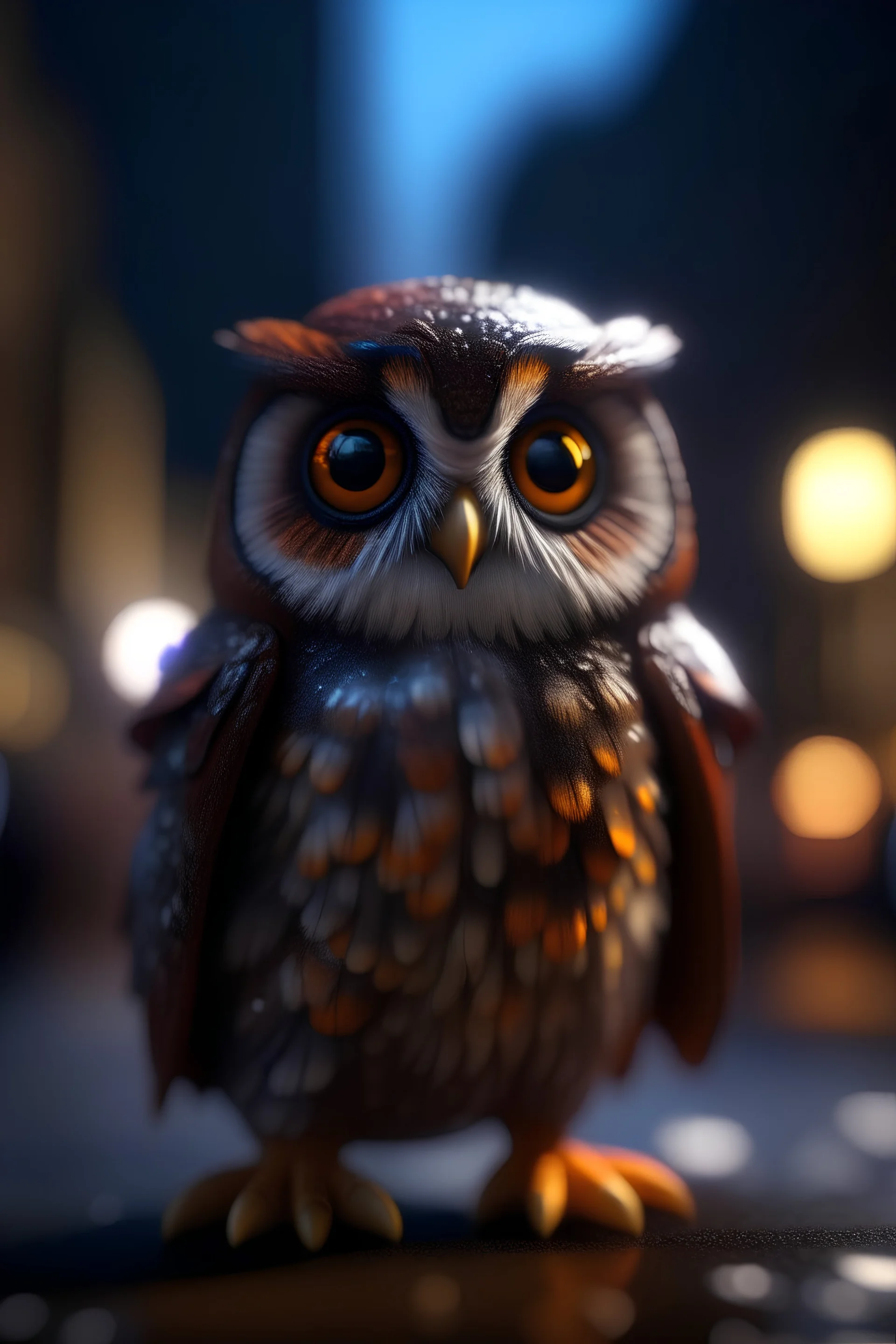 robin hoot, leader of the hooties, bokeh like f/0.8, tilt-shift lens 8k, high detail, smooth render, down-light, unreal engine, prize winning