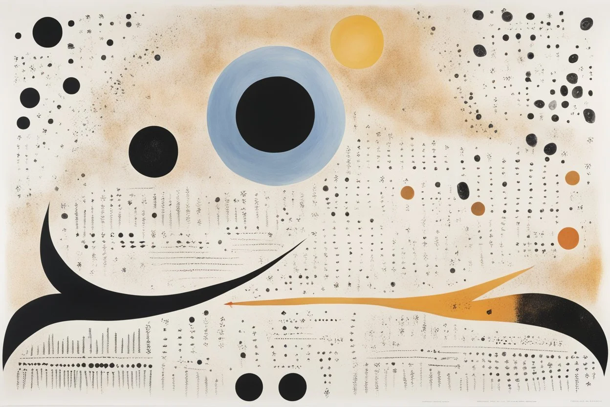 Gorging on grief, Braille art, abstract surrealism, by Colin McCahon and Arthur Secunda and Joan miro, mind-bending illustration; album art, asymmetric, tilted, dynamic diagonal composition, morse code dot and dash textures, by H.R. Giger