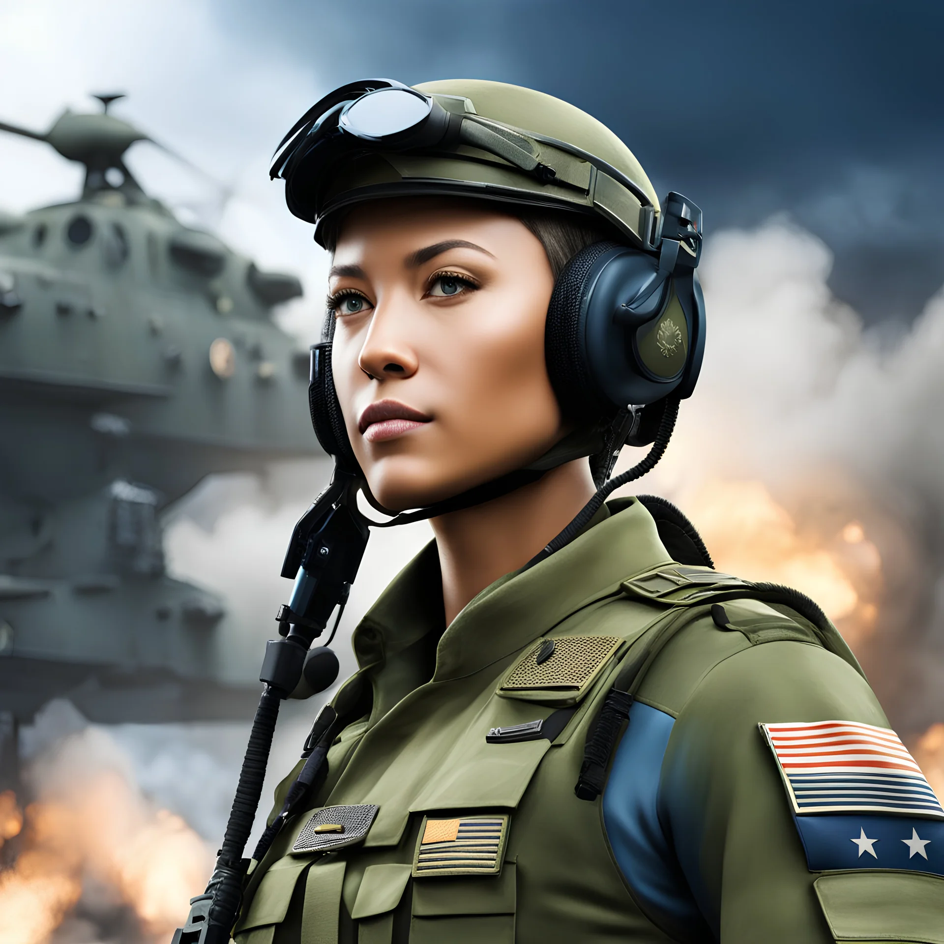 Avatar, military theme,News broadcaster