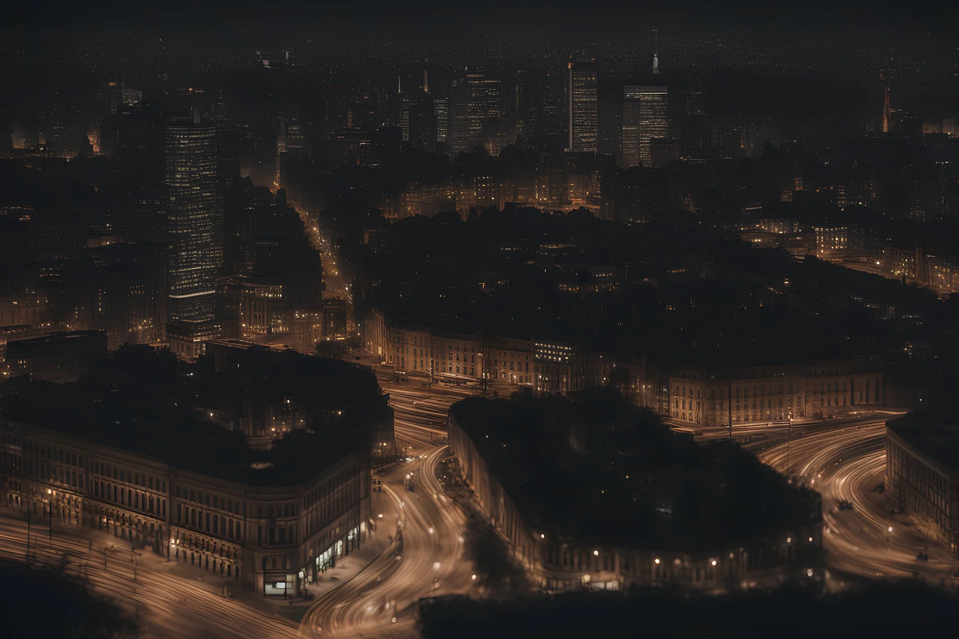 city transitioning from bright to dark during earth hour. Camera settings : Full-frame , 100mm lens, f/1.2 aperture, ISO 100, shutter speed 60 seconds. Cinematic lighting, Unreal Engine 5, Cinematic, Color Grading, real time Photography, Shot on 70mm lense, Depth of Field, DOF, Tilt Blur, Shutter Speed 1/2500, F/13, White Balance, 45k, Super-Resolution, Megapixel , ProPhoto RGB, VR, tall, epic Lighting, Backlight, Natural Lighting, Incandescent