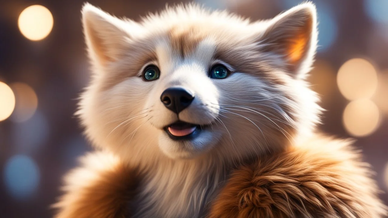 Strange, innovative, beautiful, unknown furry humanoid person, exquisite body, striking fur, happy, intelligent, thoughtful, friendly, extreme characteristics, beautiful volumetric lighting, attractive composition, photorealistic, bokeh blur, extremely detailed, chiascuro