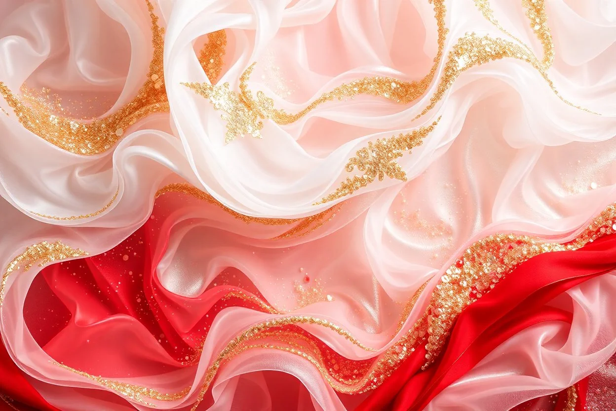 A beautiful and amazing background with white, gold, red and silver colors.