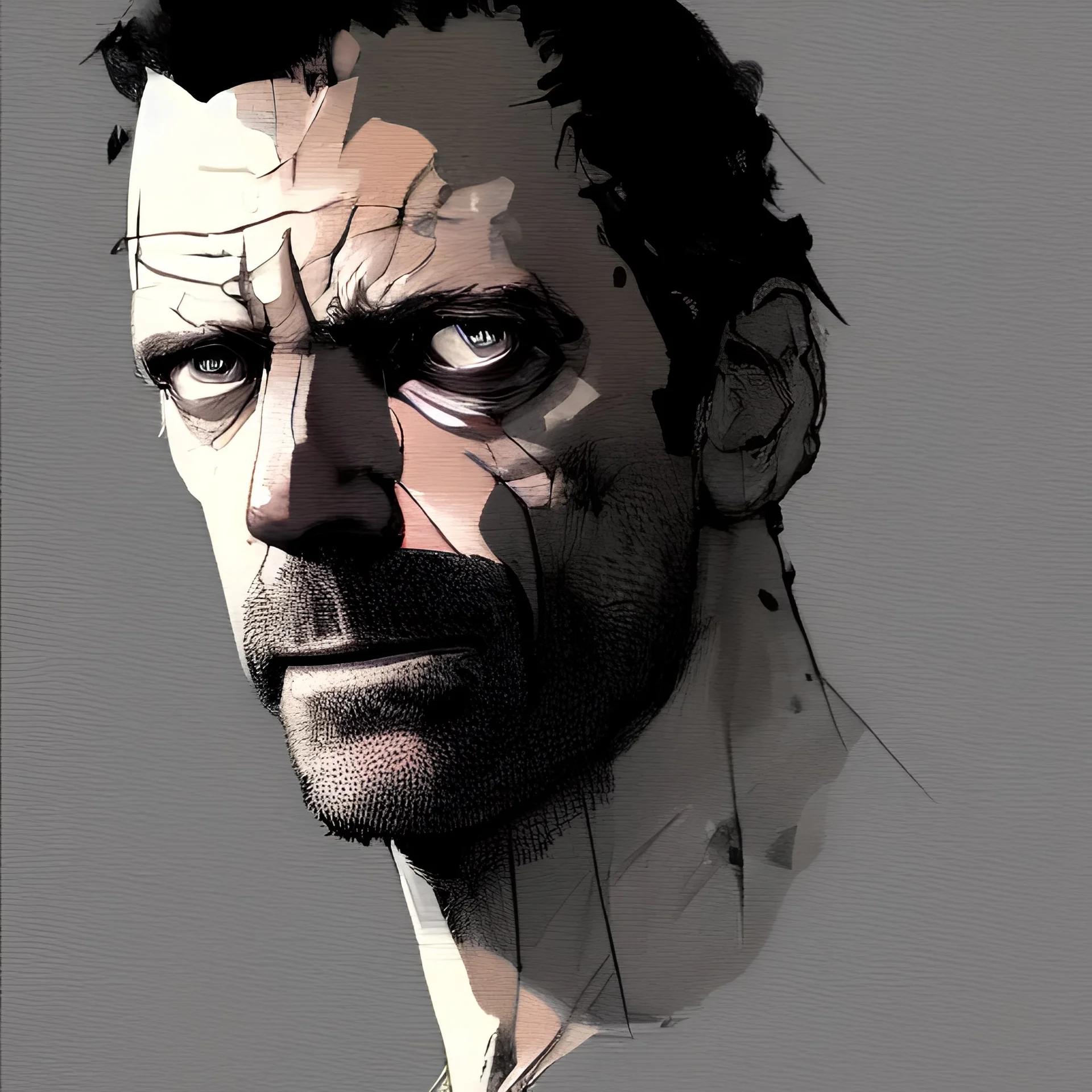 portrait of Gregory House, dramatic lighting, illustration by Greg rutkowski, yoji shinkawa, 4k, digital art, concept art, trending on artstation