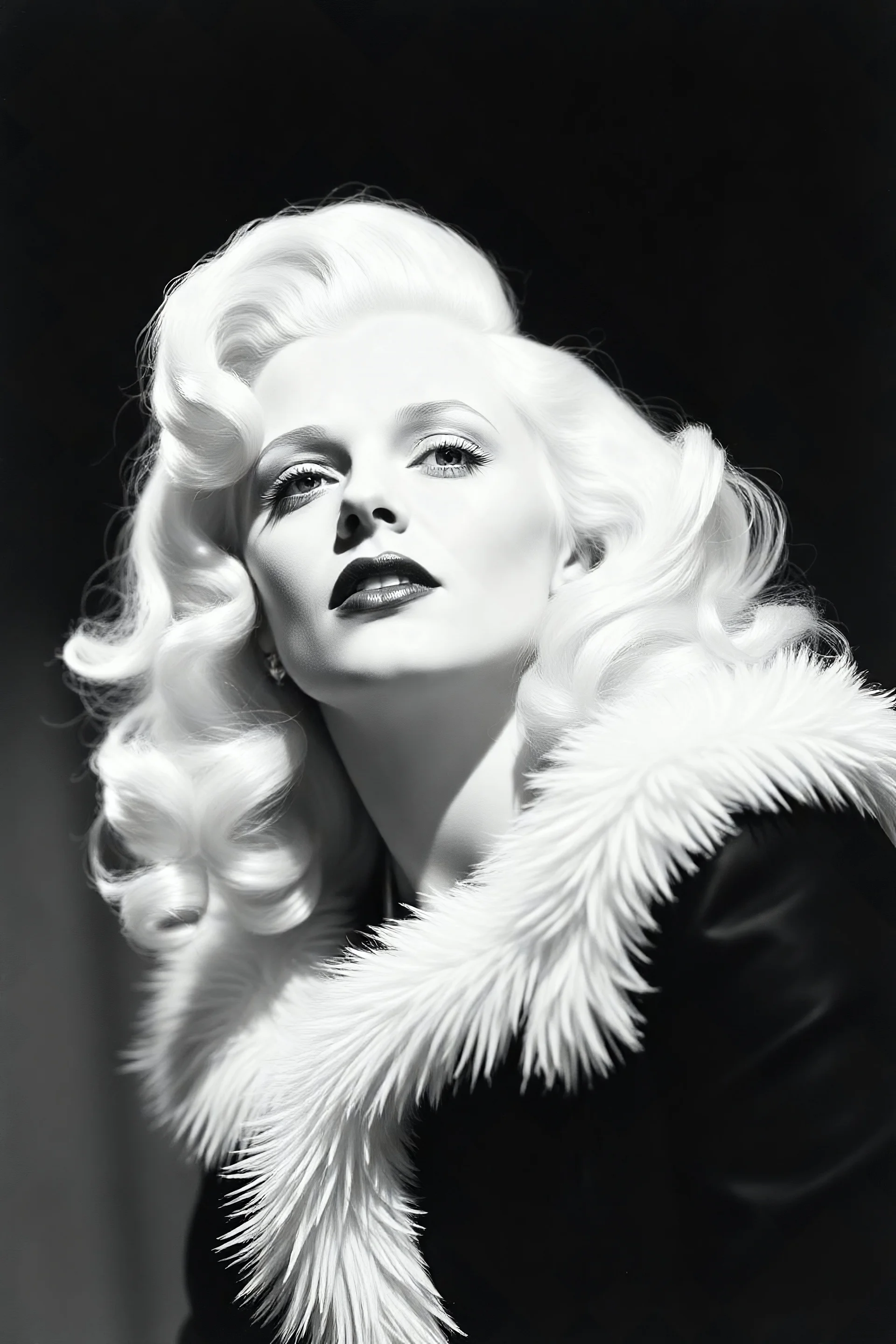 Jean harlow, albino white