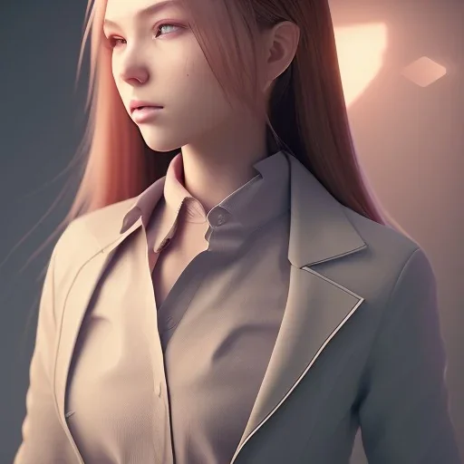 female student studying by the window, anime style,perfect face, cool face, ultra detail, unreal engine 5, cinema4d, sun light, studio lighting --ar 1:1 --v 4