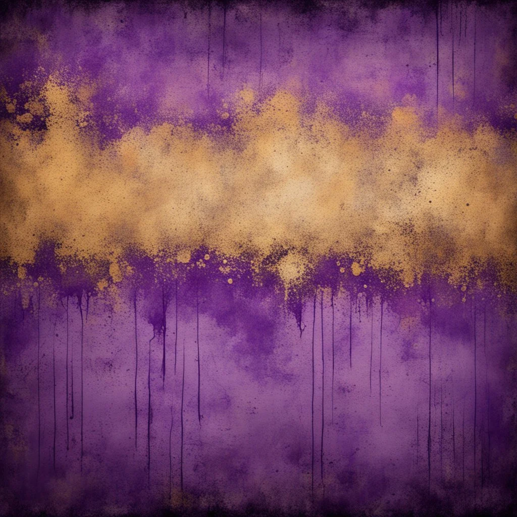 Hyper Realistic purple & golden multicolor grungy rustic texture with vignette effect