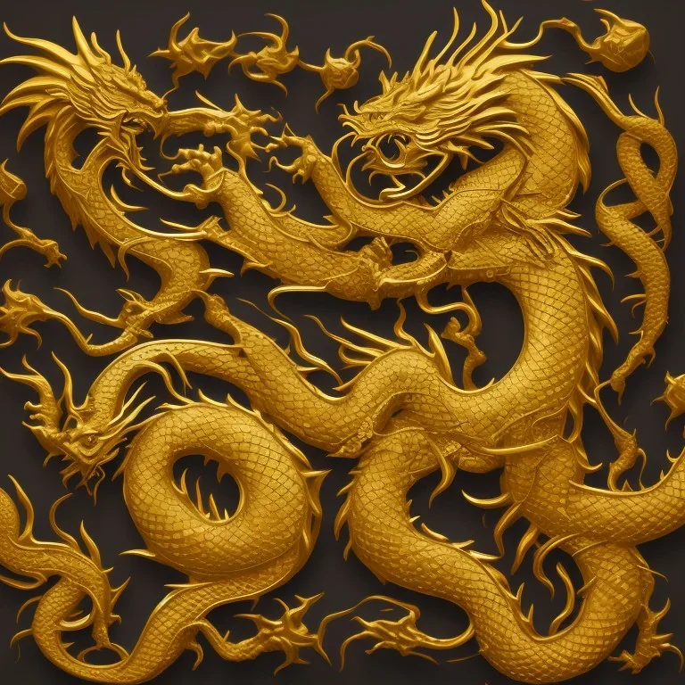 logo only golden dragon