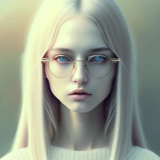 three girls, glasses, sueter, long white hair, cute, small girl, symmetrical, emotionless, big dreamy eyes, intricate, colored hair, dead eyes, emotionless face, long white hair, short, cute,, lady, Portrait, full body, realistic painting, detailed, medium shot concept art portrait by Greg Rutkowski, to bleed white lonely wind detailed wing of three tattoo fish princess, Asian woman, leaning pose, octopus, pink short hair, latex suit, full body, squid, intricate detail , portrait, high lighting