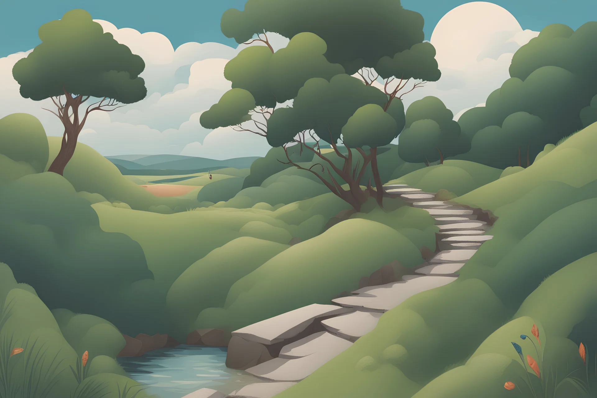 landscape illustration