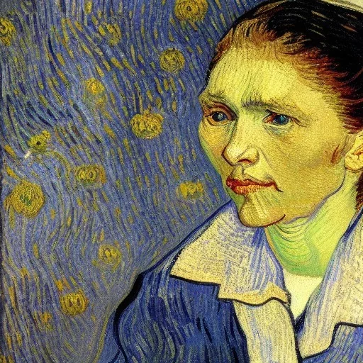 portrait of a woman and child by van gogh