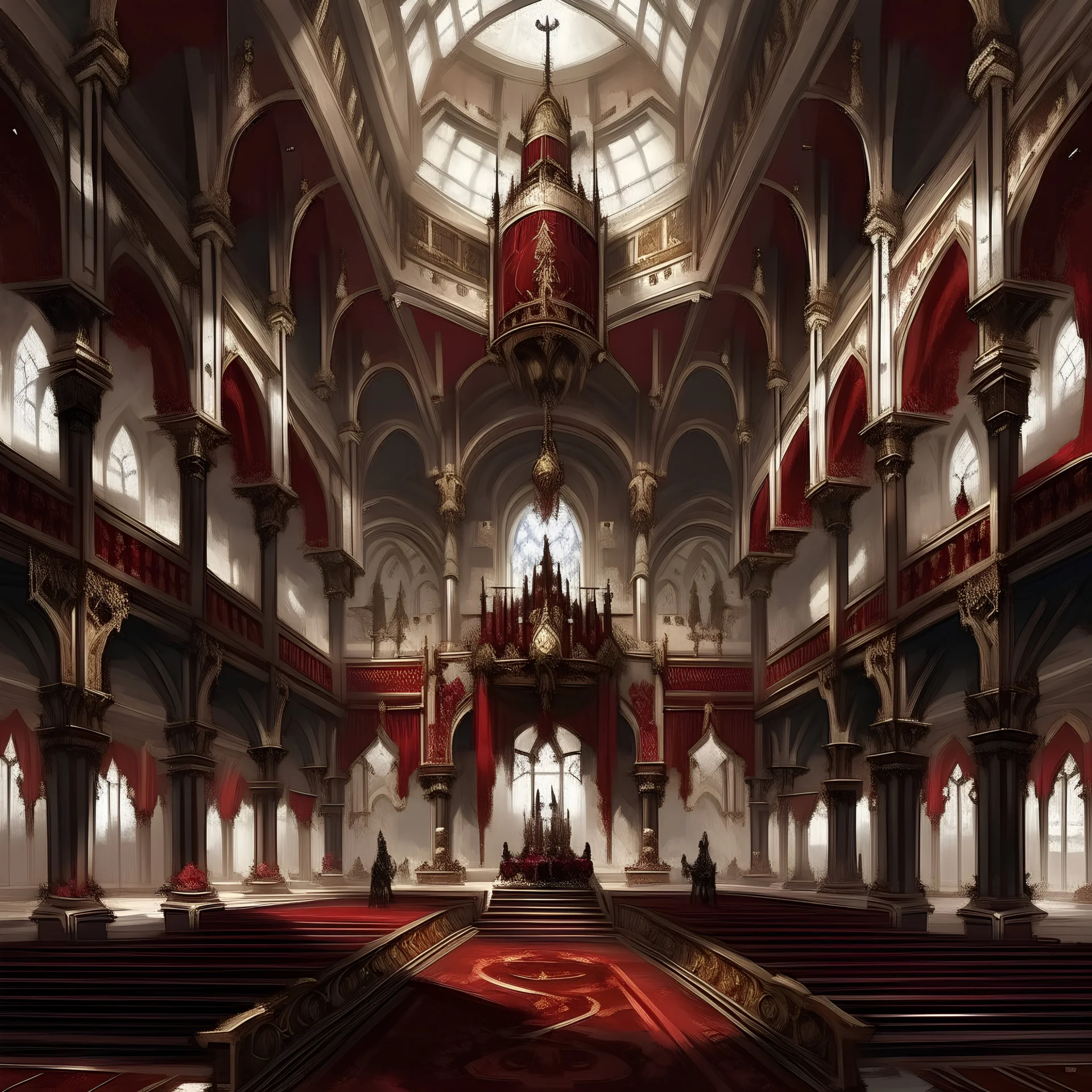 grand hall for blood and war god