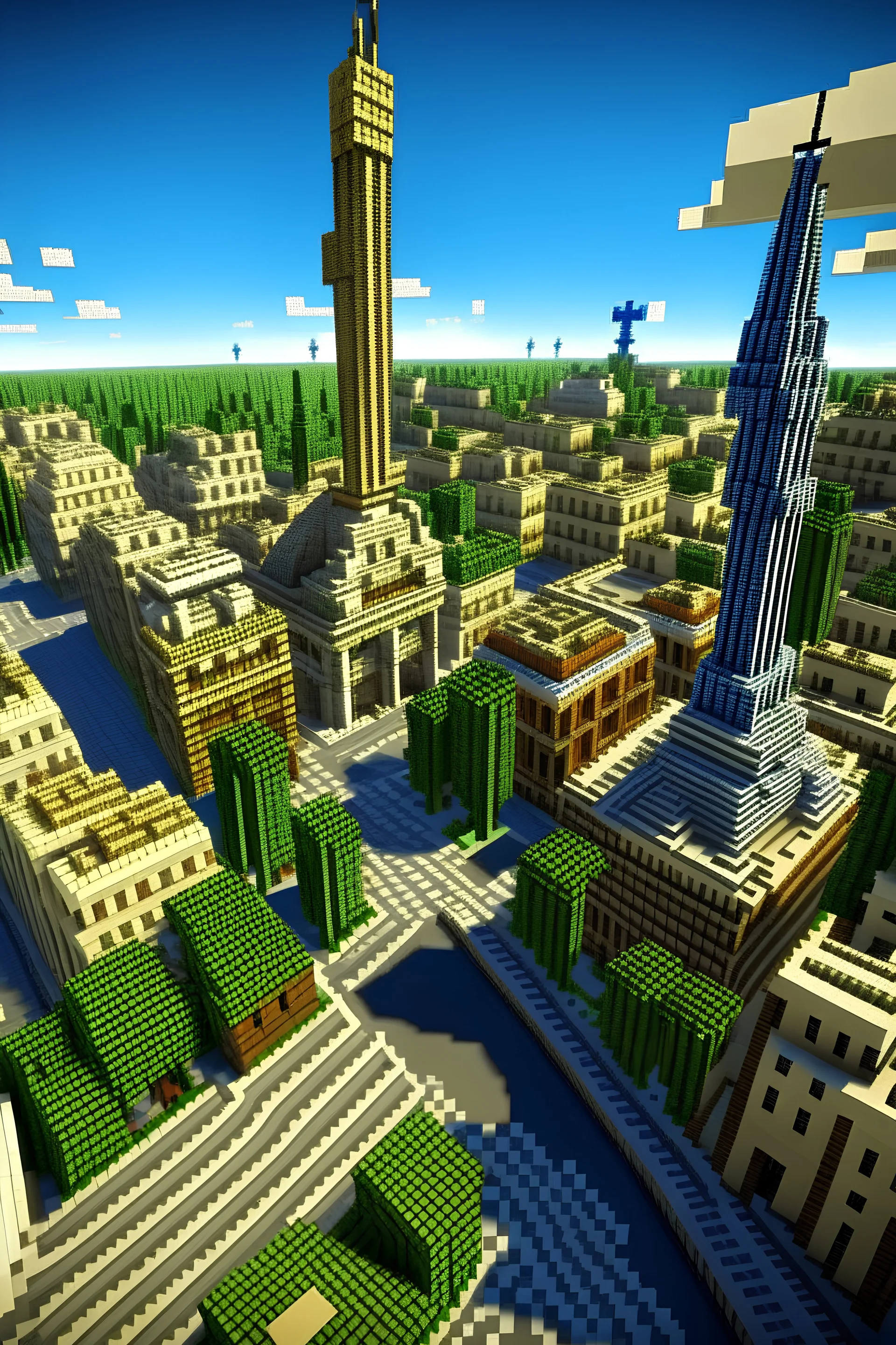 paris in minecraft