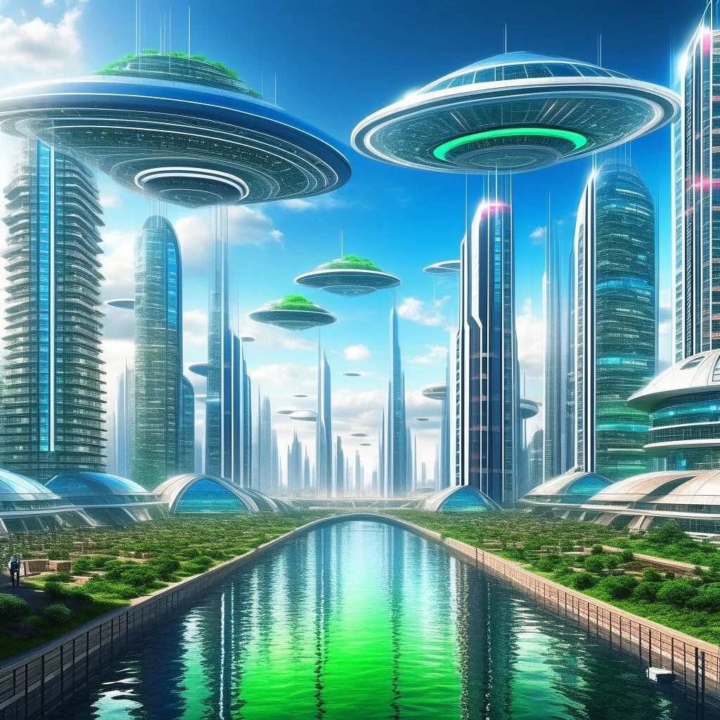 Technology of the future Show the world how it will be in the future