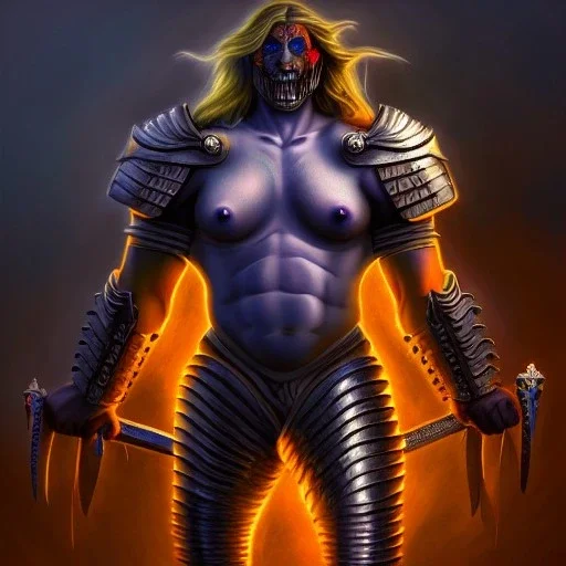 ultra detailed fullbody portrait of Apocalypse ,wearing Armor, extremely detailed digital painting, extremely detailed face,crystal clear eyes, in the style of Ken Kelley robert e howard and pablo oliveira and Keith Parkinson , mystical colors, perfectly centered image, perfect composition, rim light, beautiful lighting,8k, stunning scene, raytracing