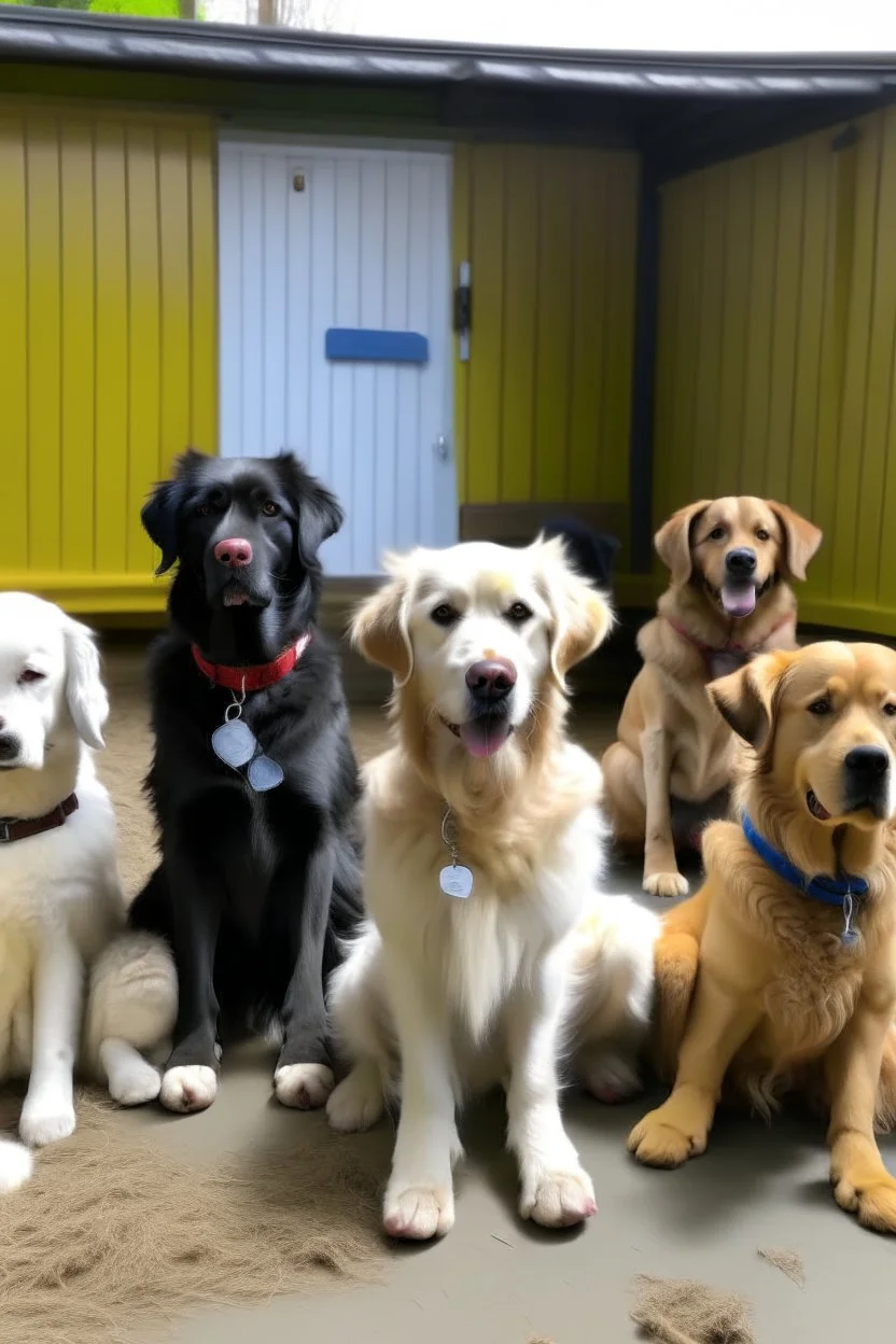 dogdaycare 4person group photo