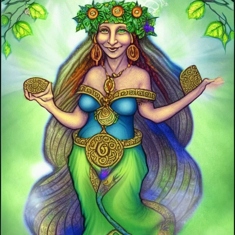 Cassavara - The Goddess of Change, Luck and Fortune, Patron of Halflings and Gnomes Lady Luck