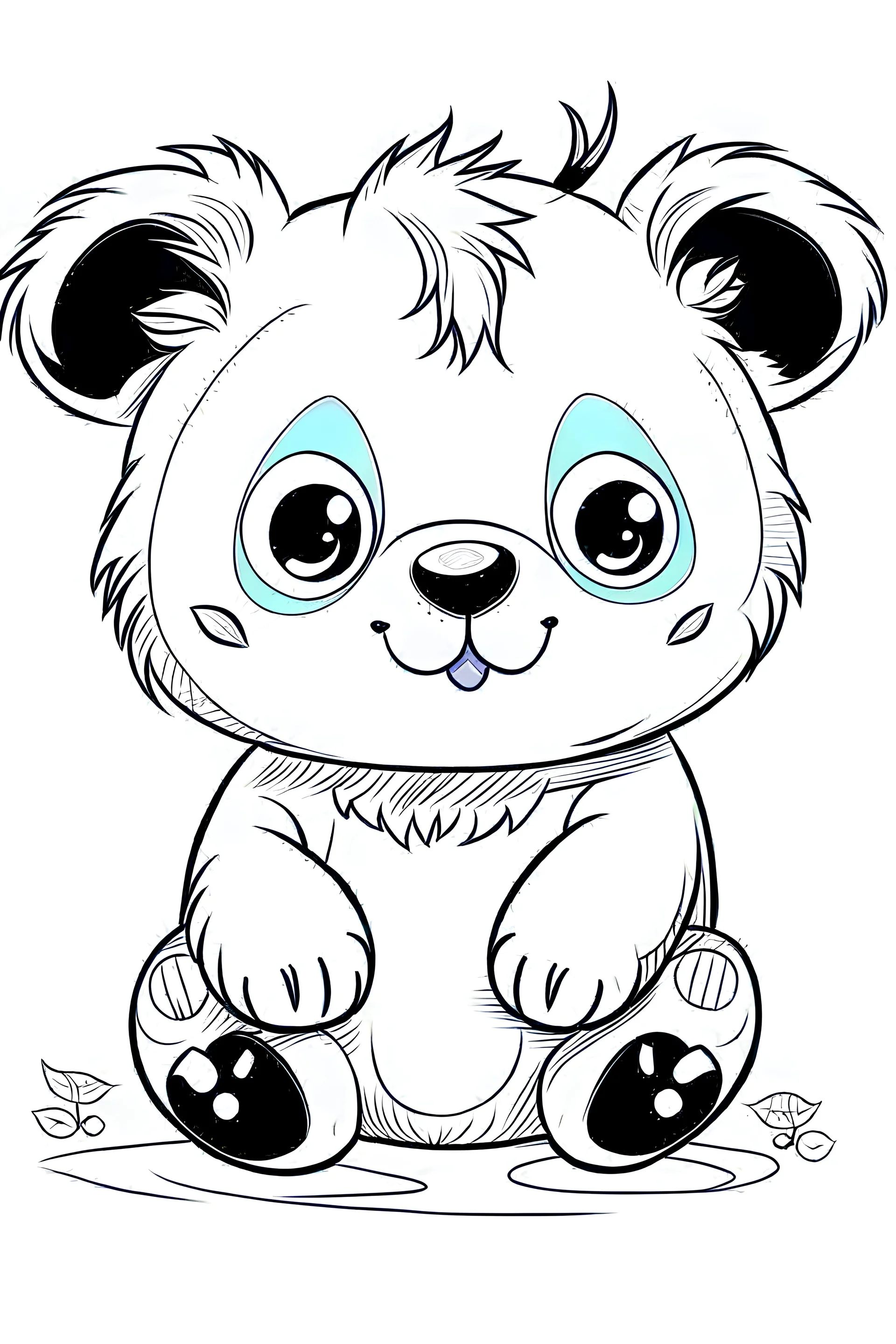 Premium Photo | Cute baby panda eating bamboo,watercolor painting, white  background