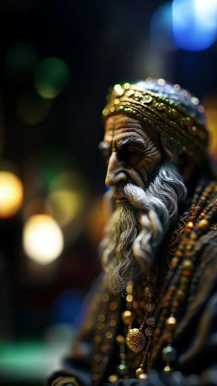 if allah was odin, bokeh like f/0.8, tilt-shift lens 8k, high detail, smooth render, down-light, unreal engine