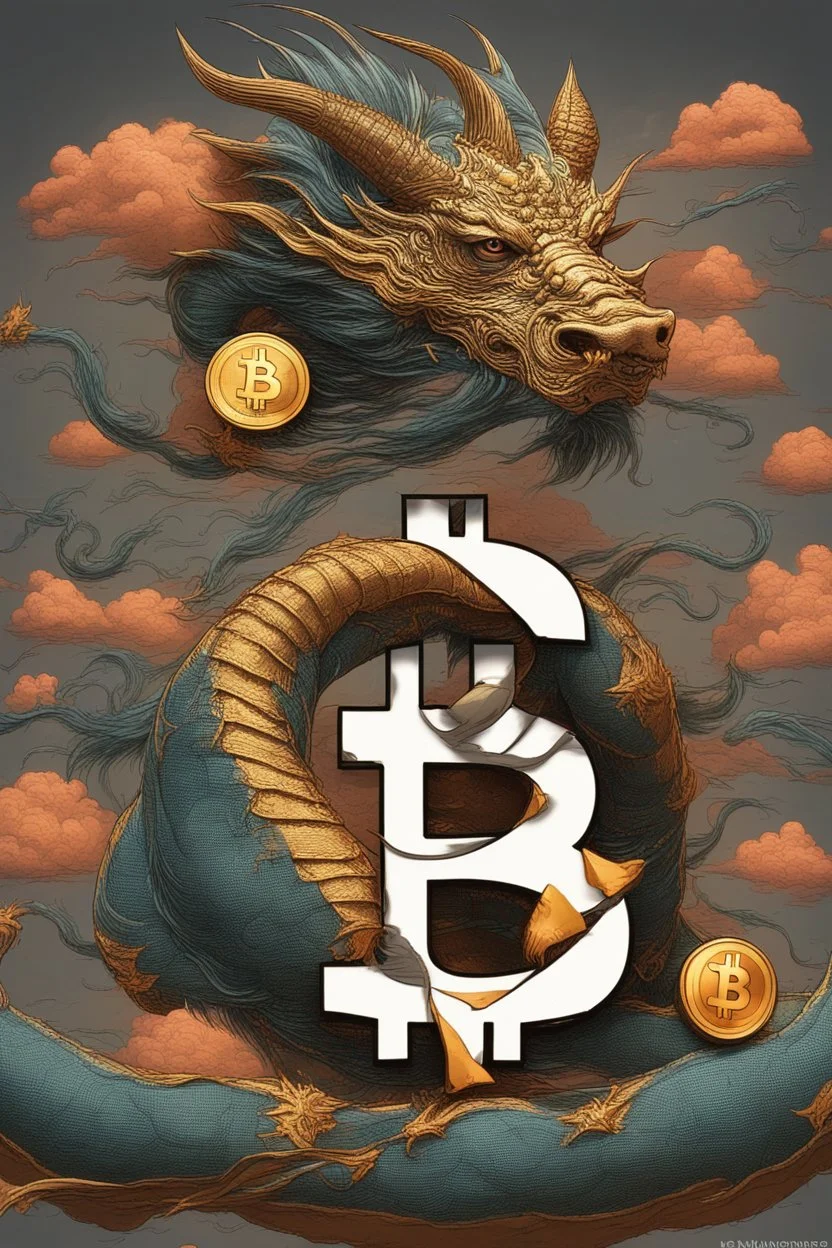 Bitcoin cryptocurrency are flying in the dragon year