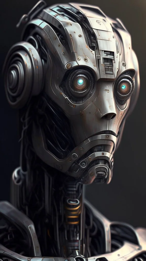 robot portrait ultra realistic