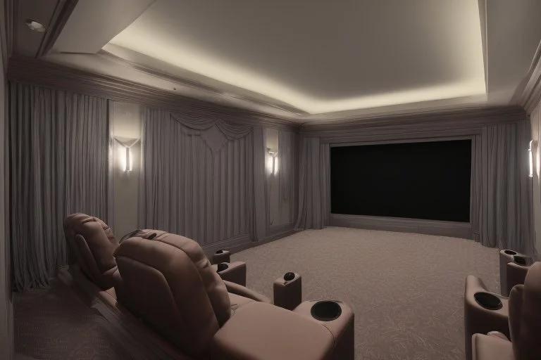 a dedicated home cinema room