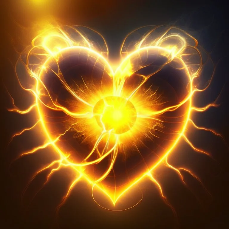 electric heart sun