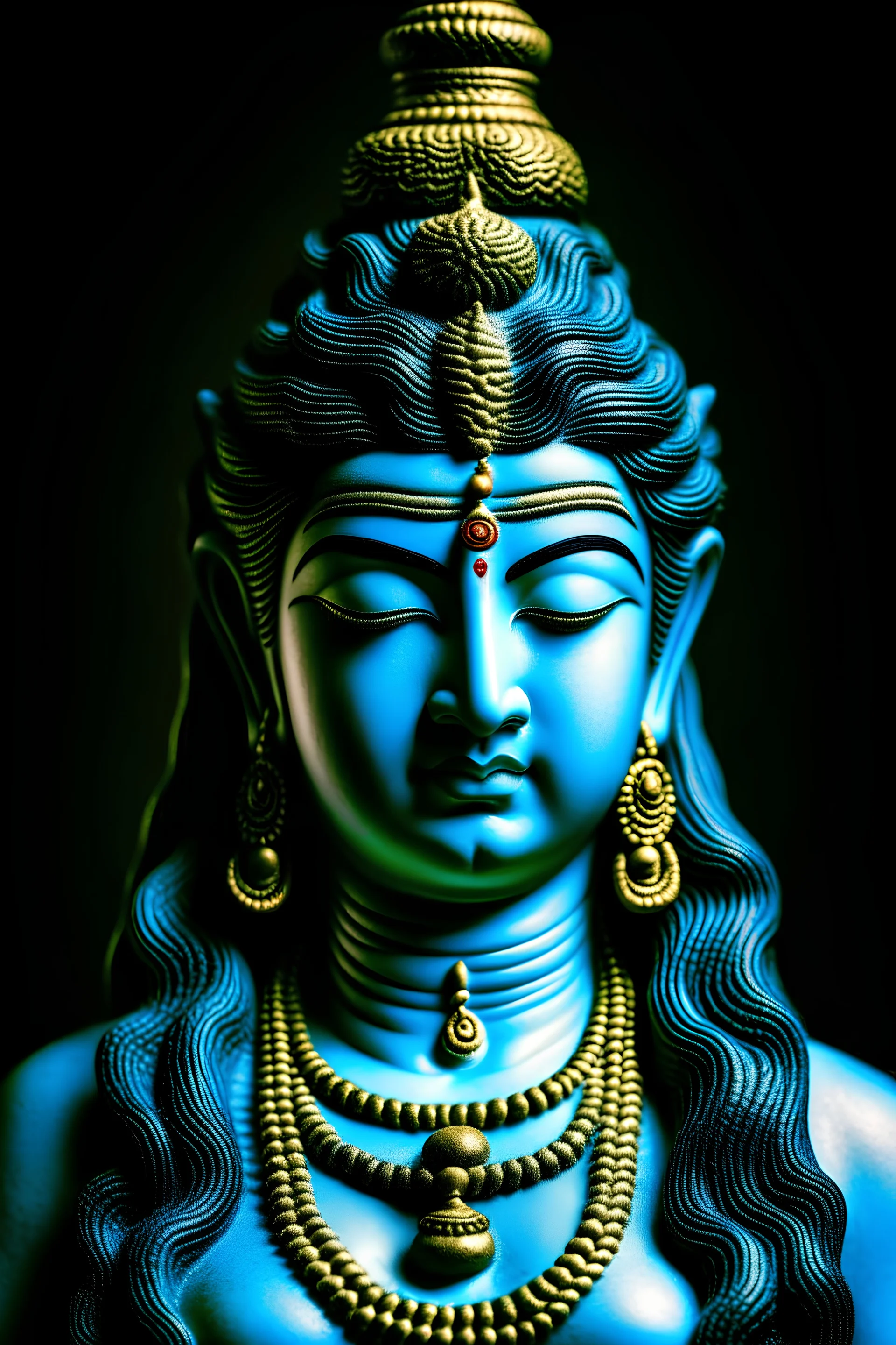 hindu devotional image of shiva