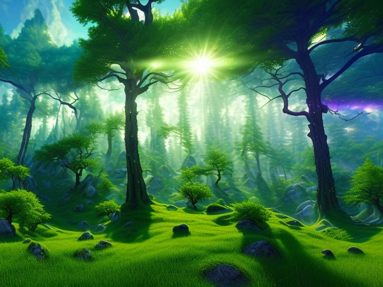 green black crystal cosmic and galactic ambiance hill sky rocks sunny trees pools , full of details, smooth, bright sunshine，soft light atmosphere, light effect，vaporwave colorful, concept art, smooth, extremely sharp detail, finely tuned detail, ultra high definition, 8 k, unreal engine 5, ultra sharp focus