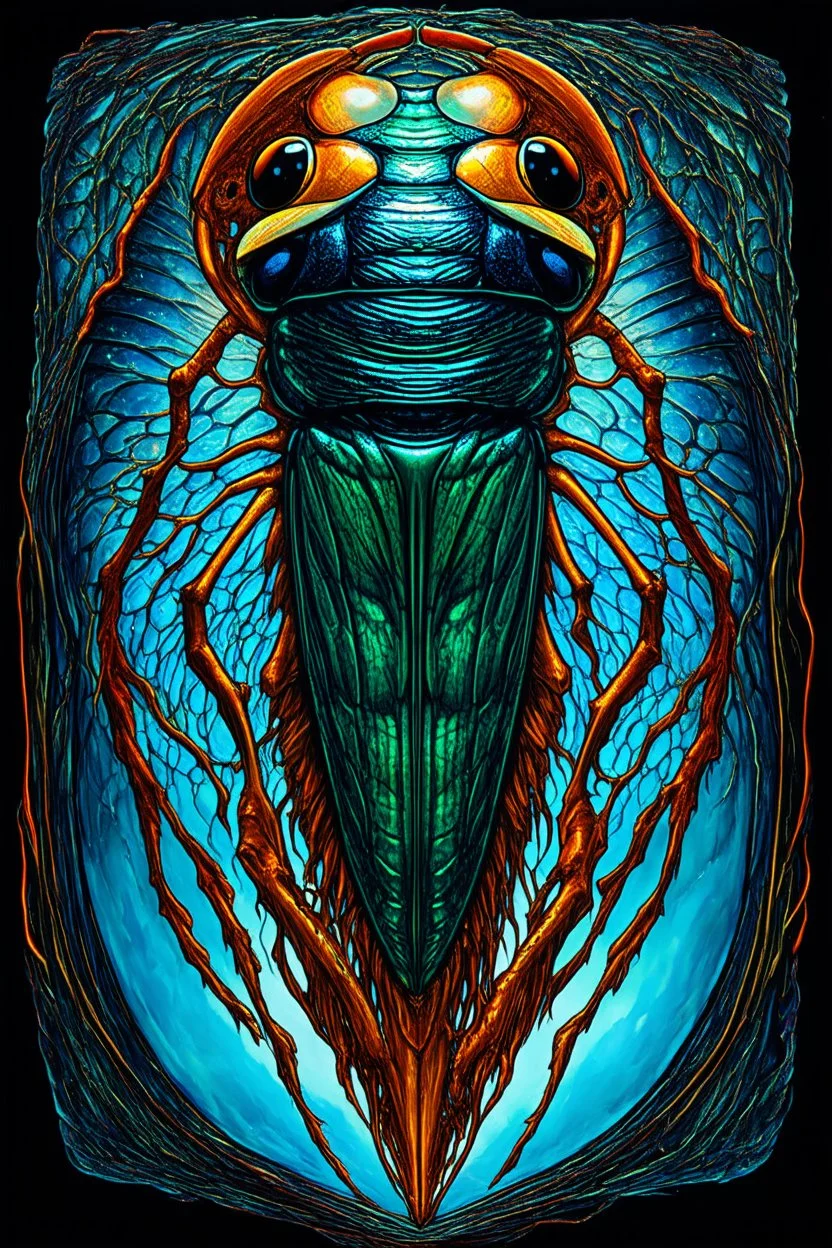 Chrysalis of solitude; neo-surrealistic optical art