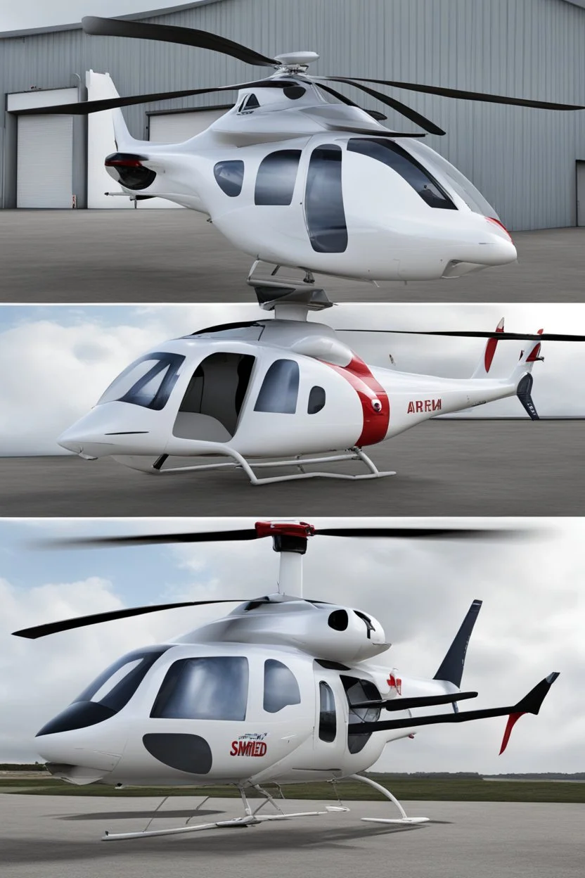 airmed aircraft air ambulance inspired by shark ,