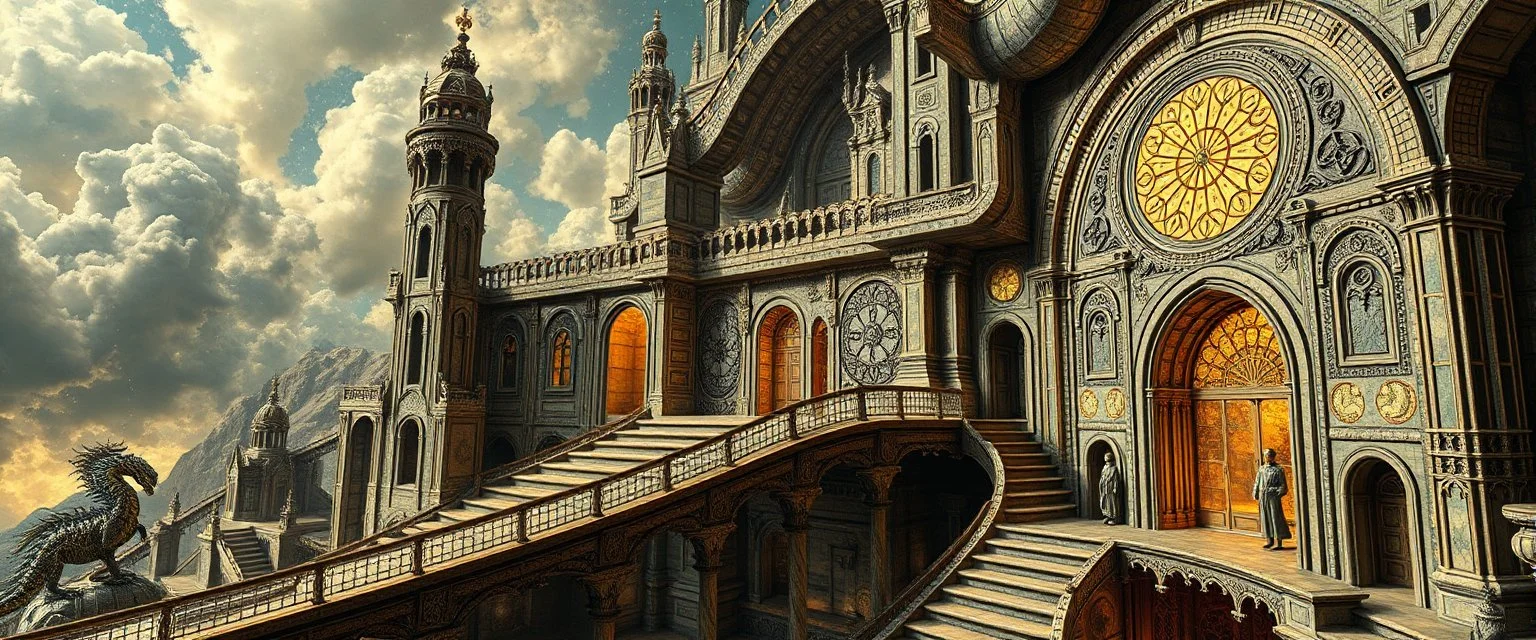CYBERMAGIC: THE OCCULT ARCHITECTURE OF "ARTIFICIAL INTELLIGENCE", in the Escher and Bach, with a messed up dragon hiding somewhere