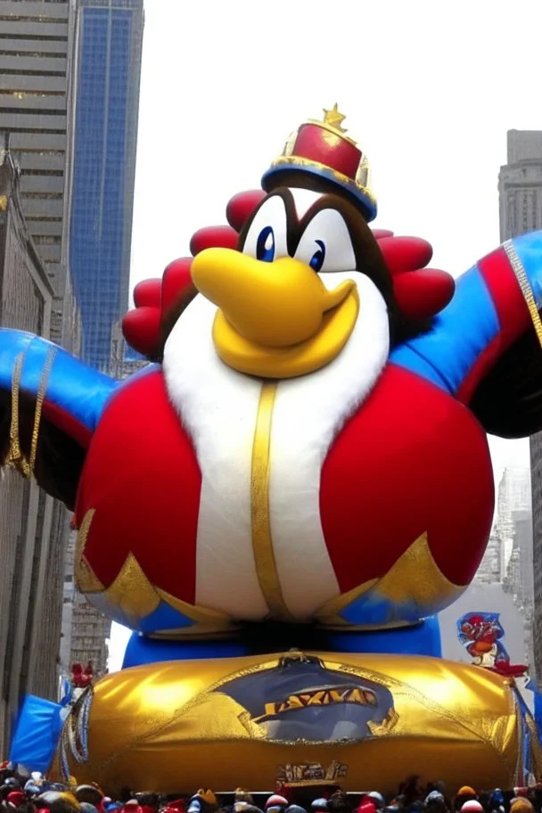 macy's day parade float of giant king dedede