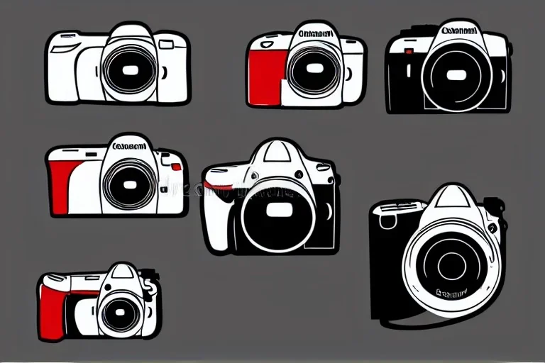 DSLR Camera Photography Vector Vector Illustration Vector Vector Vector Vector Vector isolated Vector