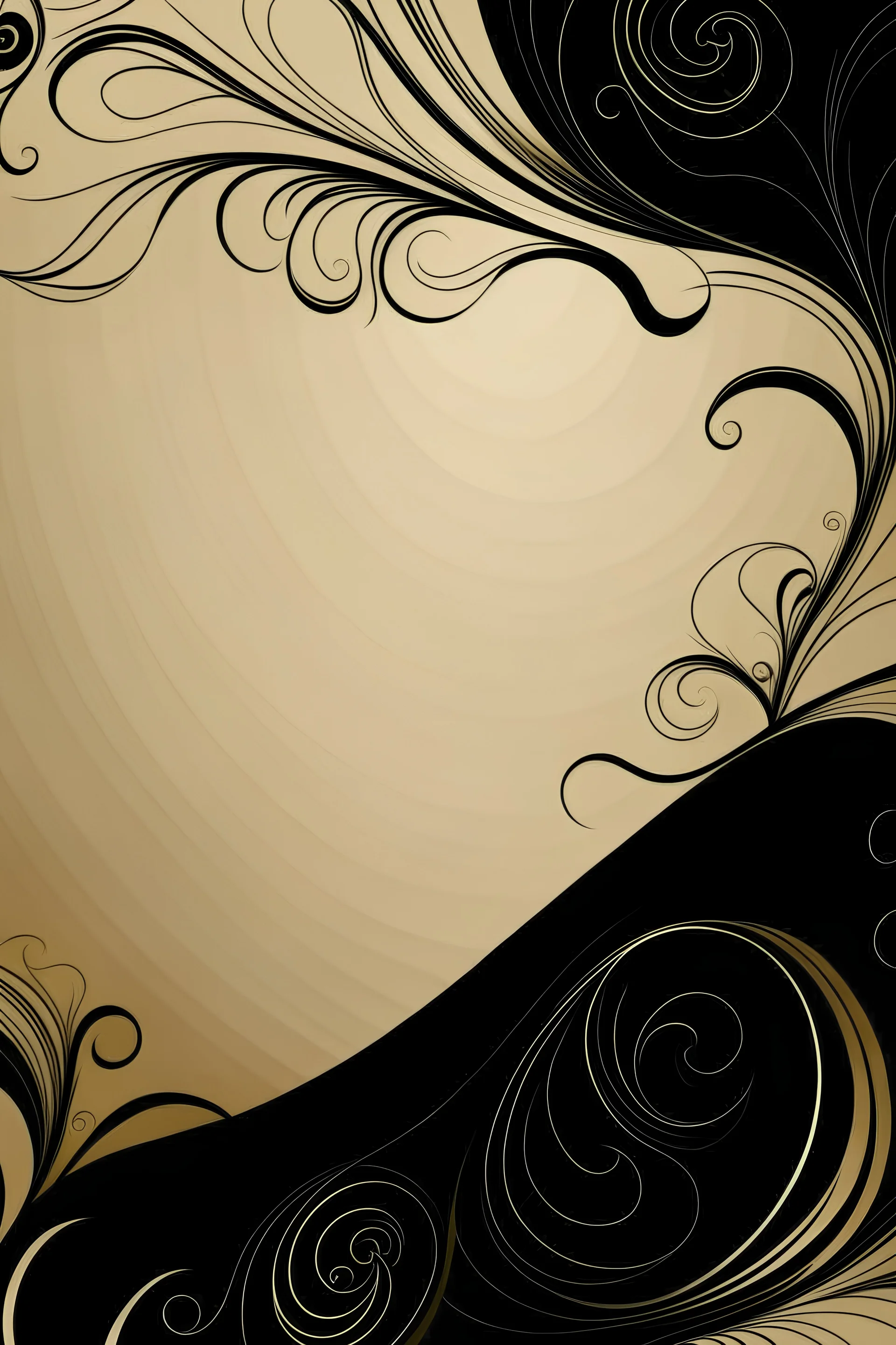 background beige with black